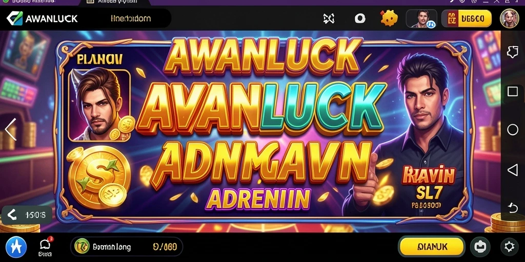 Screenshot gameplay AWANLUCK yang menampilkan simbol dan fitur menarik.