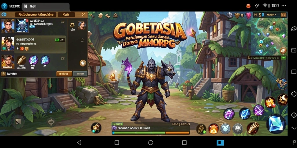 Tangkapan layar <strong>GOBETASIA</strong> menampilkan aksi seru dalam petualangan MMORPG.