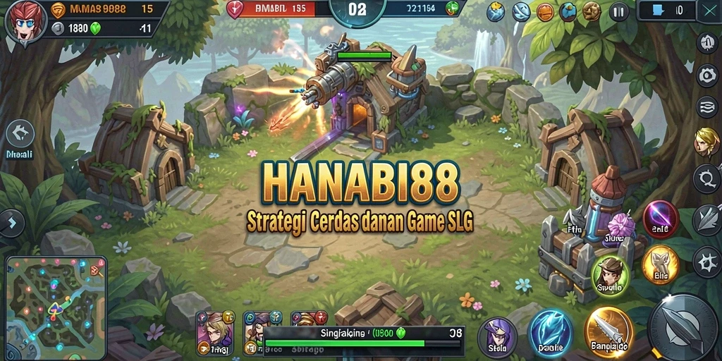 Tangkapan layar gameplay seru dari HANABI88 dengan pertempuran strategis.