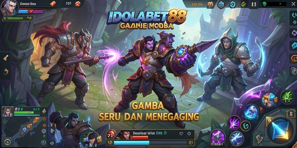 Tampilan gameplay seru dan strategi dalam IDOLABET88.
