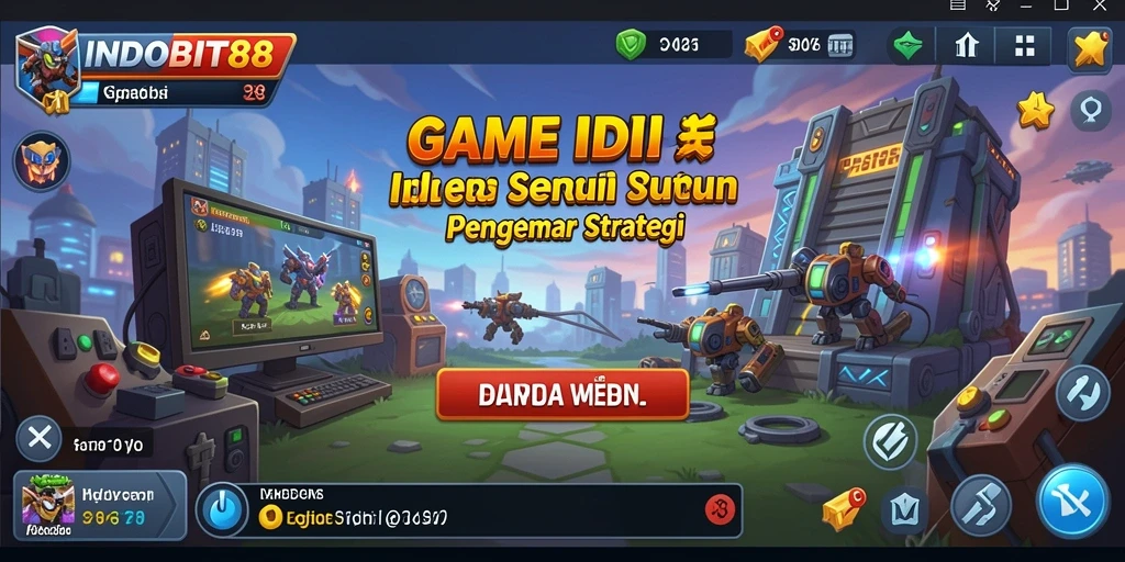 Tampilan game Idle dengan sumber daya yang menarik dan strategi yang mendalam.