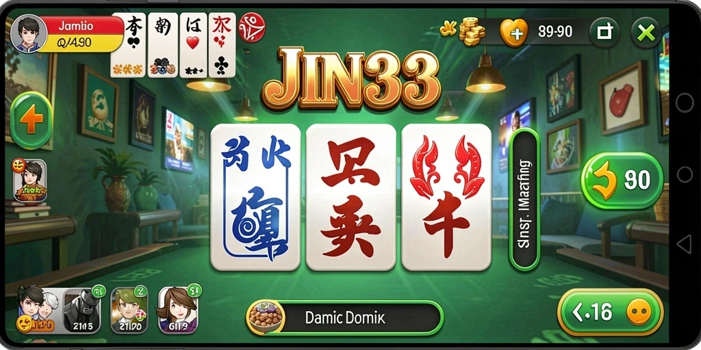 Tampilan gameplay JIN33 yang seru dan interaktif.