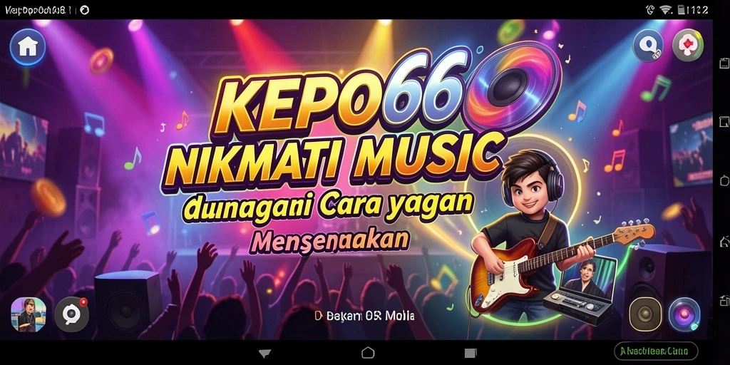 Tampilan KEPO66 dengan gameplay seru dan interaktif dalam pengalaman musik.